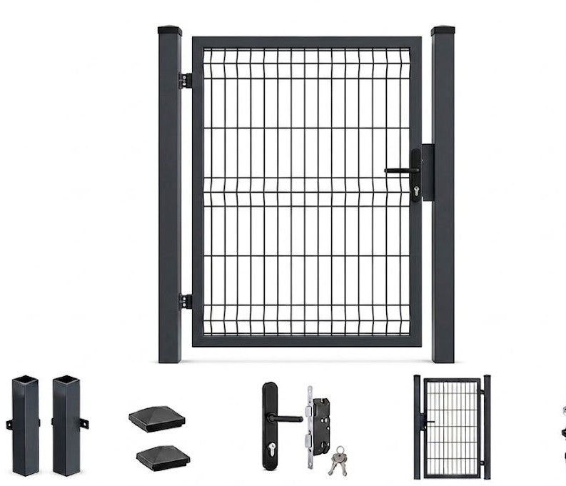 Furtka panelowa ogrodzeniowa lewa 5mm