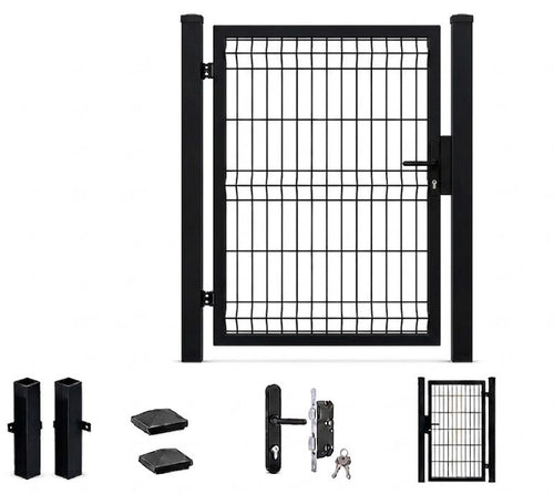 Furtka panelowa ogrodzeniowa lewa 5mm