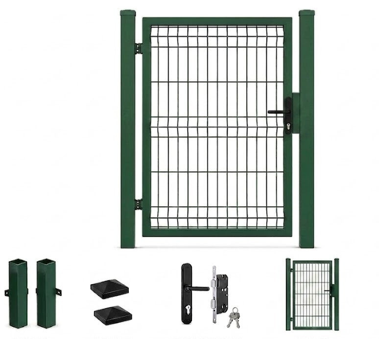 Furtka panelowa ogrodzeniowa lewa 5mm