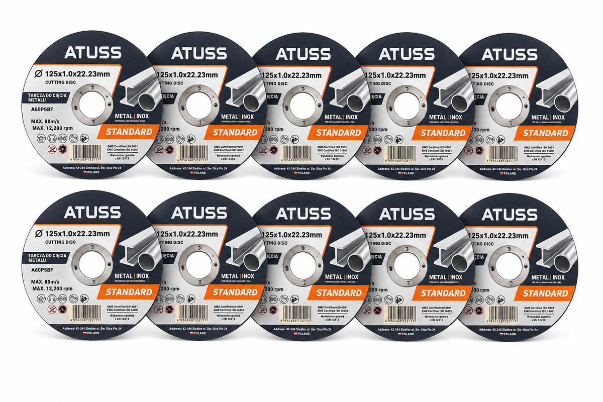 10 SZTUK Tarcza do cięcia metalu G80411251M-C+